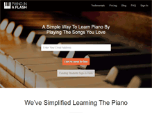 Tablet Screenshot of pianoguy.tv